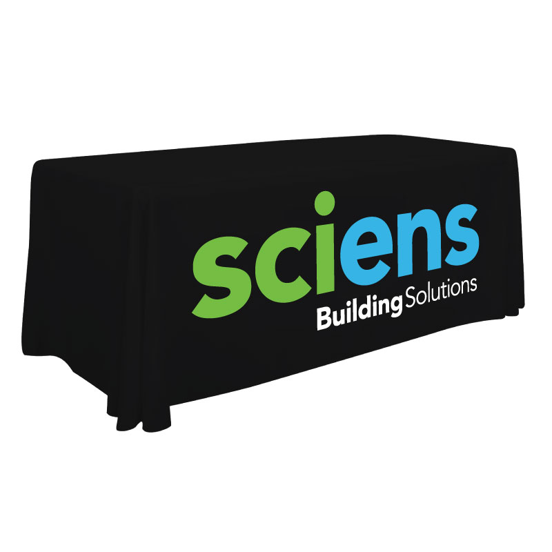 6' Standard Table Throw (Full-Color Front Only)